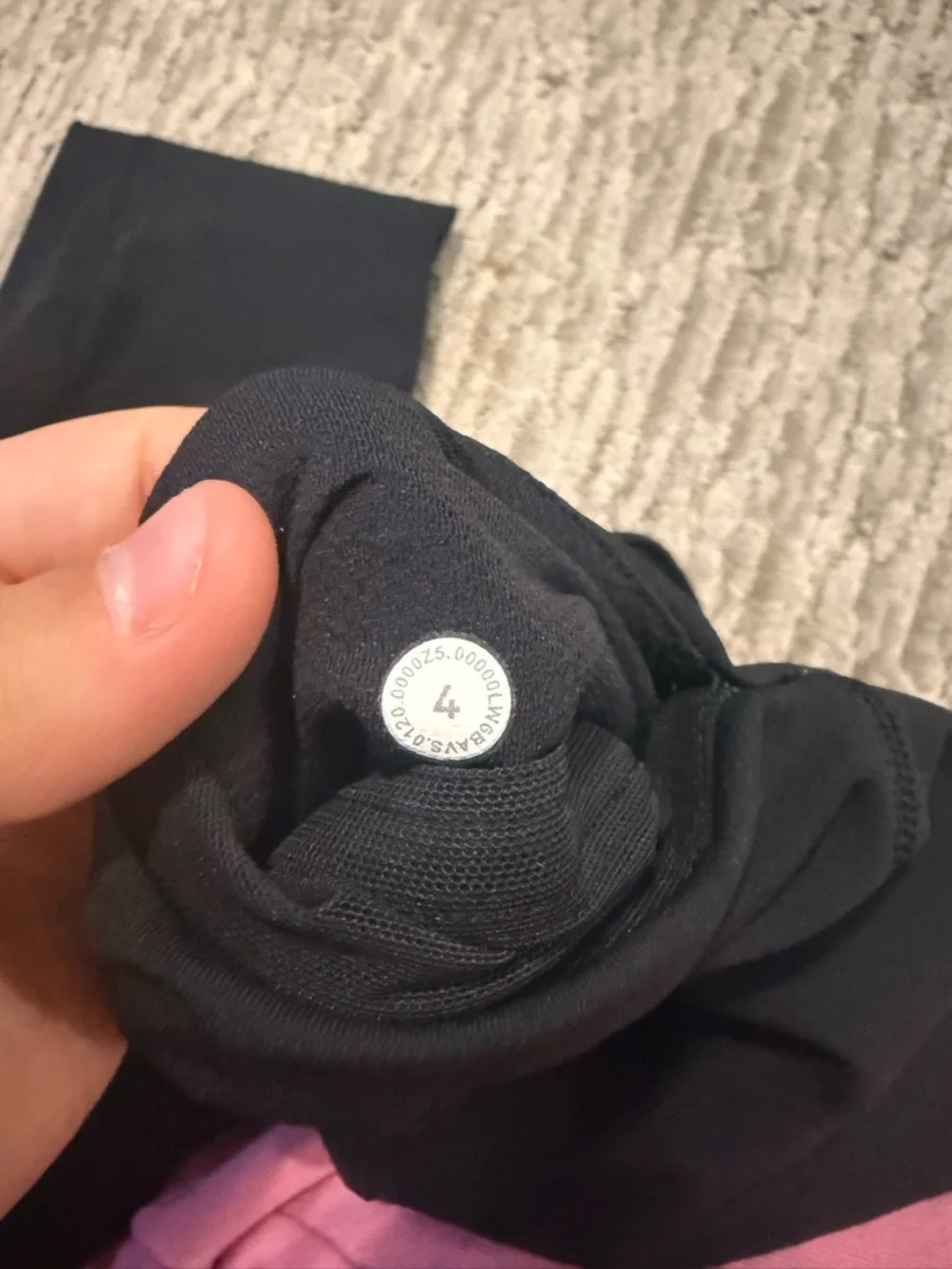 lululemon athletica Black Athletic Leggings 23in inseam - Picture 3 of 3